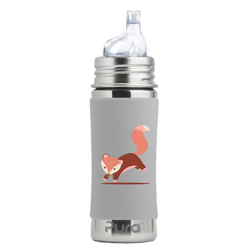 Nerezová láhev s pítkem Pura 325 ml