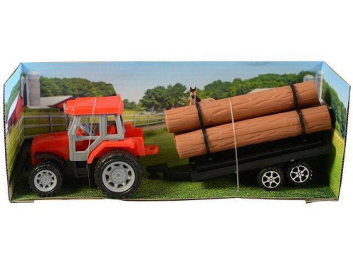 Traktor s přívěsem na setrvačník 22 cm
