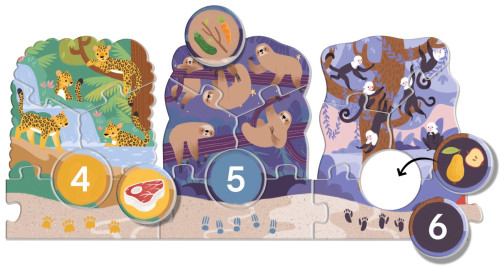 Véééliké puzzle loto Výlet do ZOO KukiKuk