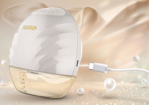 Odsávačka mateřského mléka duo elektrická handsfree Perla Twin neno