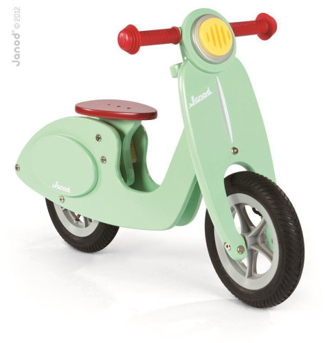 Dřevěné odrážedlo Vespa mint Janod