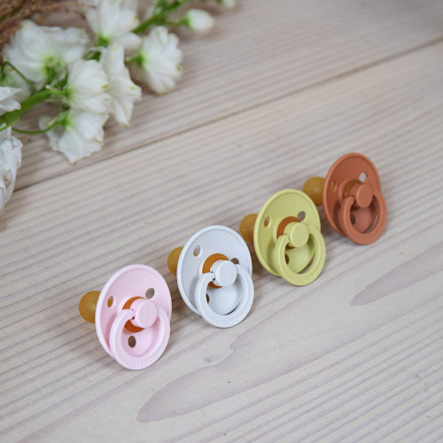 Dudlíky kaučuk 2 ks 0-6 měsíců Colour Bibs