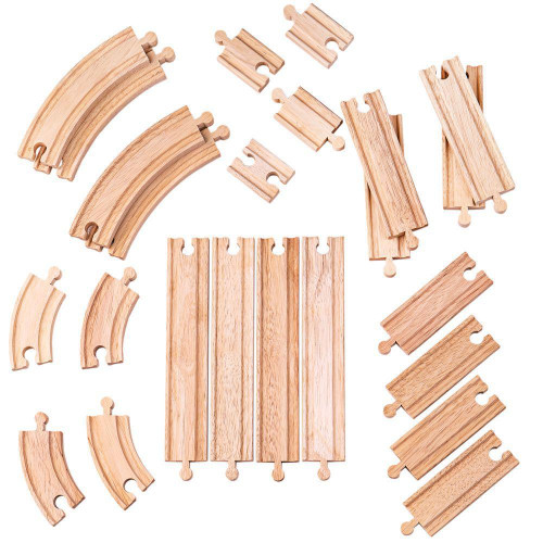 Dřevěné koleje set 24 dílů Bigjigs Rail