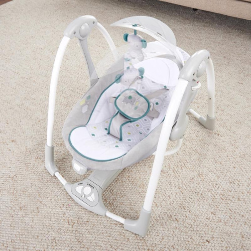 Houpačka konvertibilní vibrující s melodií Nash 2 v 1, 0 m+ do 9 kg Ingenuity