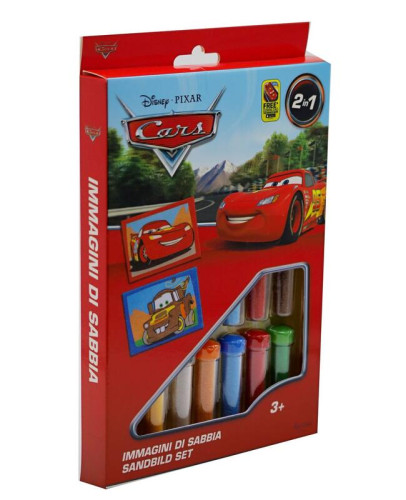 Pískování obrázků 2v1 Cars