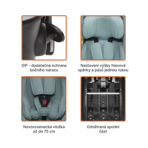 Autosedačka XM Plus i-Size bundle Zopa