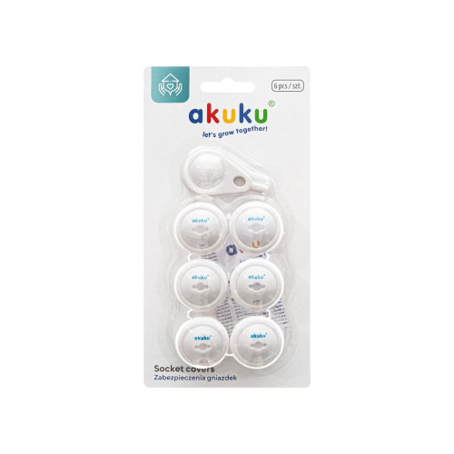 Zabezpečení elektrických zásuvek 6 ks Akuku