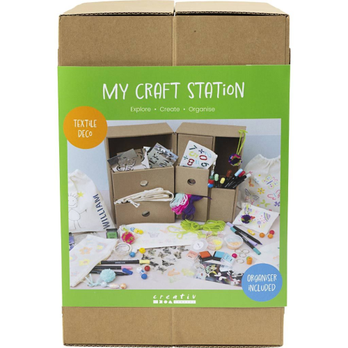 Kreativní sada Maxi box se zásuvkami Dekorování textilu Creativ Company