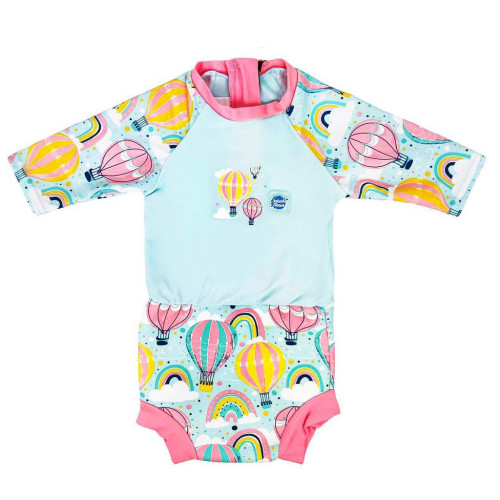 Plavky Happy Nappy UV obleček 3/4 rukáv Up & Away