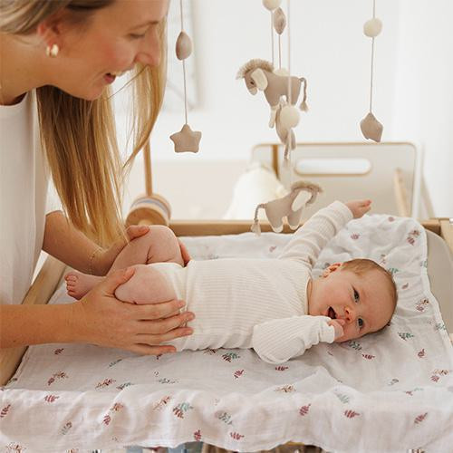 Mušelínové plenky Super Soft růžové 3 ks 70x70 cm BabyOno
