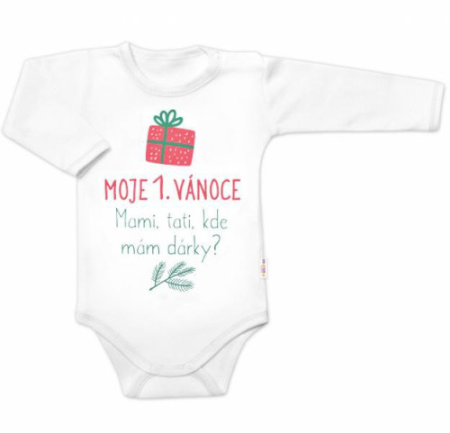 Moje 1. Vánoce, Mami, tati, kde mám dárky, body dlouhý rukáv bílé