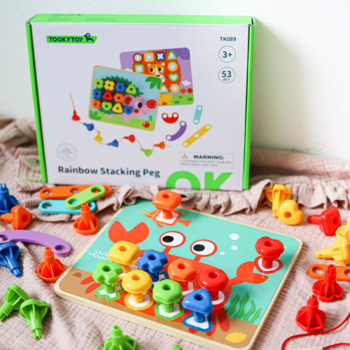 Logická stavebnice Duha Tooky Toy