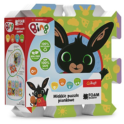 Pěnové puzzle Bing 32 x 32 x 1,5 cm Trefl