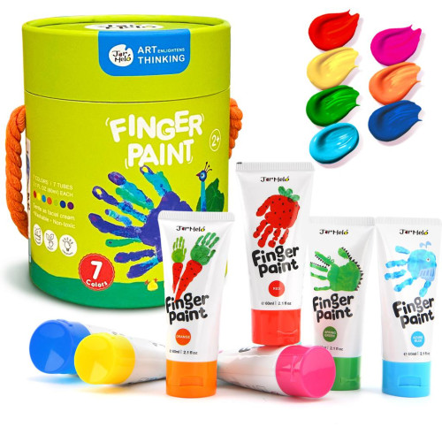 Prstové barvy 7 x 60 ml Jarmelo