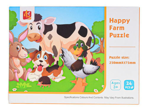 Puzzle dětské zvířátka 24 dílků