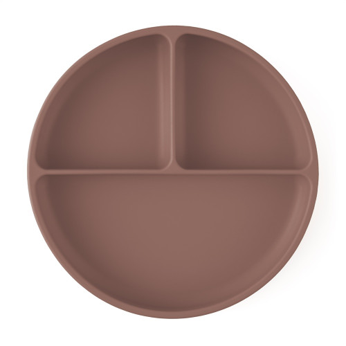 Talířek silikonový dělící kulatý Take&Match 6 m+ Petite & Mars
