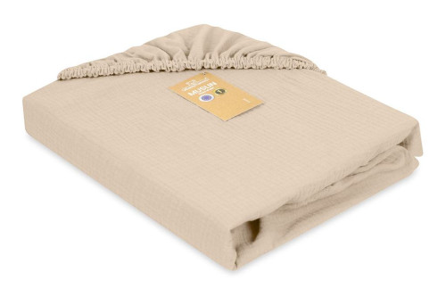 Mušelínové prostěradlo s gumou 60 x 120 cm BabyMatex