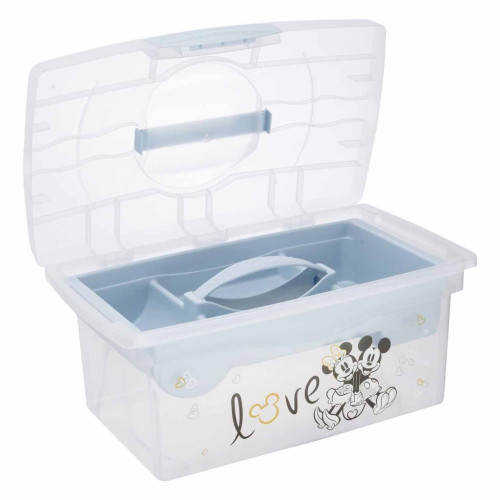 Cestovní box s přihrádkou na hračky, léky, kosmetiku