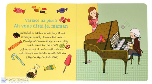 Knížka se zvukem Můj malý Mozart
