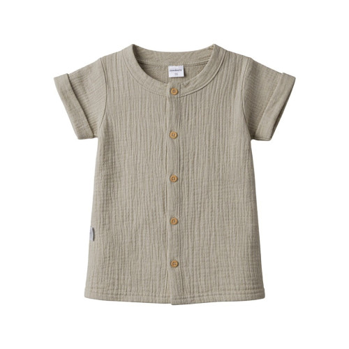 Kojenecká mušelínová košile s kraťasy linen New Baby