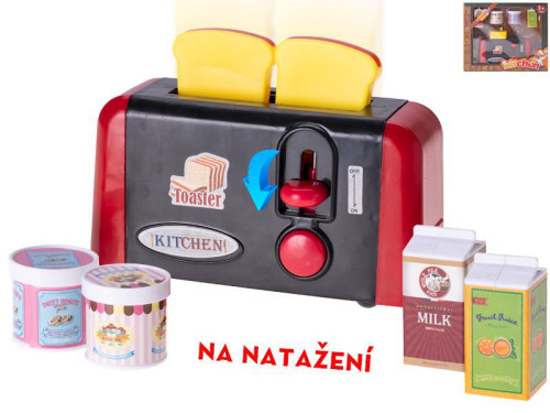 Toastovač 15 x 8 cm na natažení s doplňky
