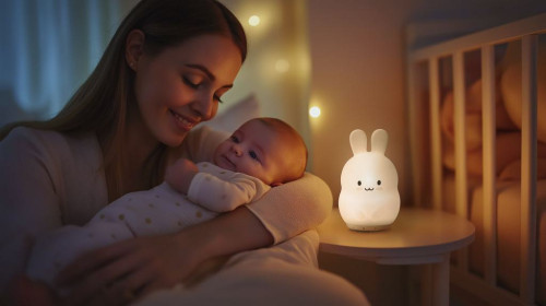 Silikonová LED noční lampička vel. M Zopa
