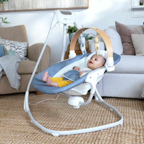 Houpačka pohupující hudební Chambray 0 m+, do 9 kg Ingenuity
