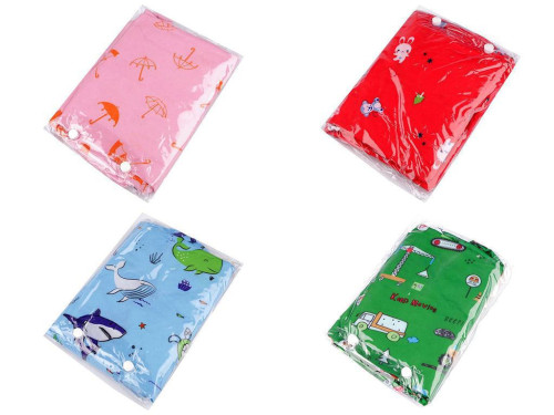 Dětská pláštěnka s obrázky zelená