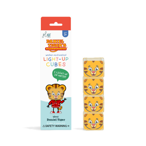 Senzorické svítící kostky do vody Daniel Tiger