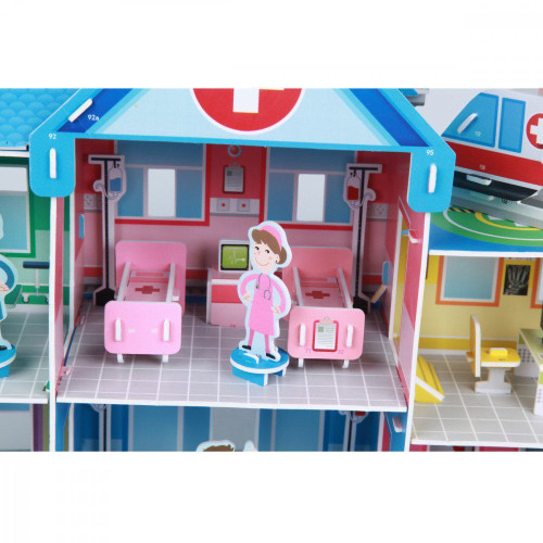 3D puzzle - Nemocnice Fiesta Crafts