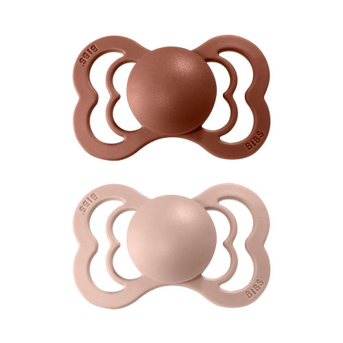 Bibs dudlíky kaučuk 2 ks Supreme 0-6 měsíců