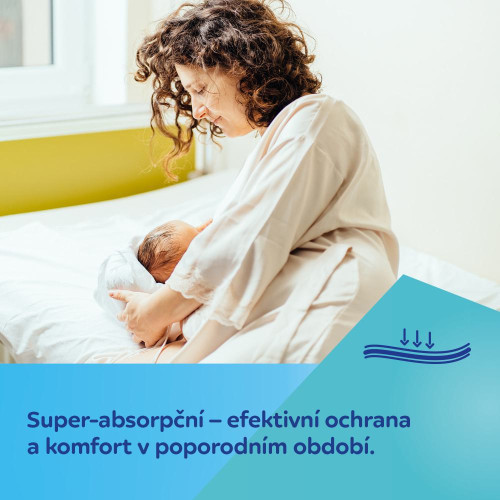 Vysoce absorbční tvarované vložky po porodu 10ks