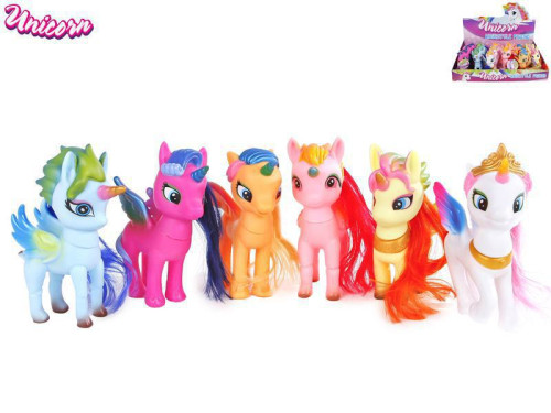 Unicorn jednorožec 13 cm s otáčecí hlavou