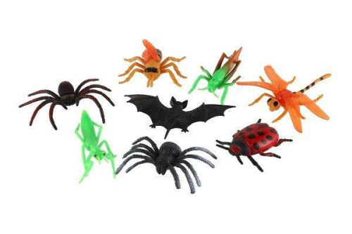 Hmyz 8 ks plast 7-12 cm