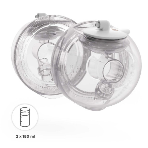 Odsávačka mateřského mléka Double Hands-free Gentle Flow Kinderkraft