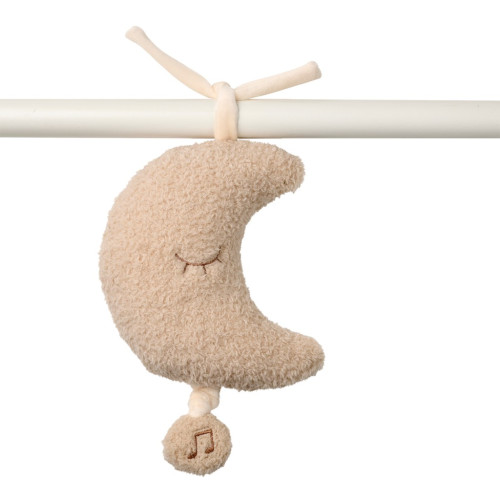 Hračka hudební Teddy měsíček Nattou 25 cm, 0 m+