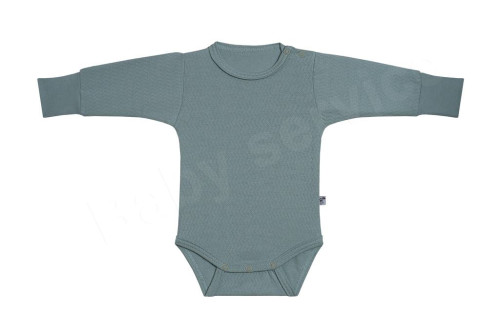 Kojenecké body Vlnky mátová Česká výroba Babyservice