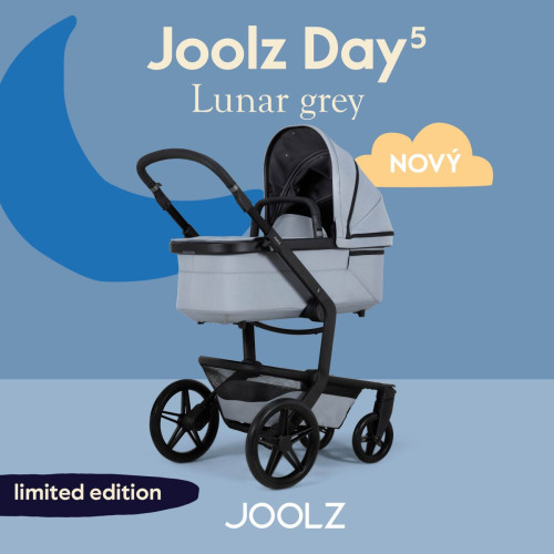 Day5 kočárek kompletní set Special Lunar grey + dárek deka Joolz