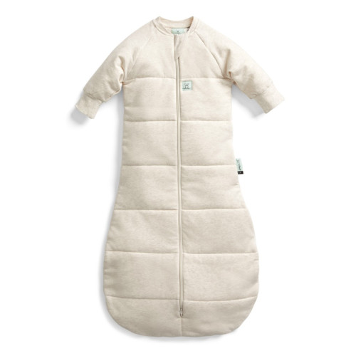 Pytel na spaní s rukávy org. bavlna Jersey Oatmeal Marle 3,5 tog Ergopouch
