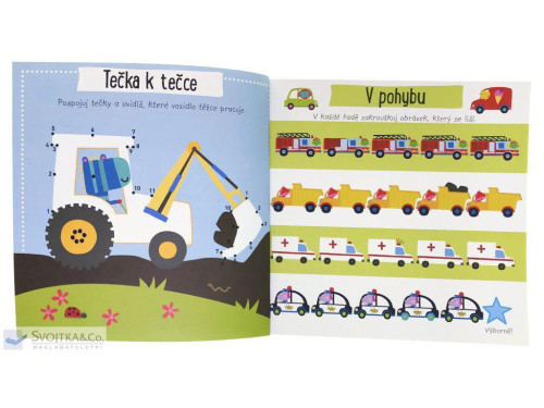 Vše, co jezdí - aktivity s pěnovými samolepkami