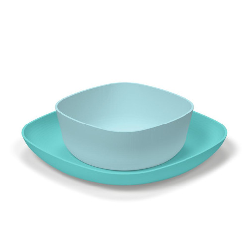 Set jídelní - miska a talíř 12 m+ Chicco