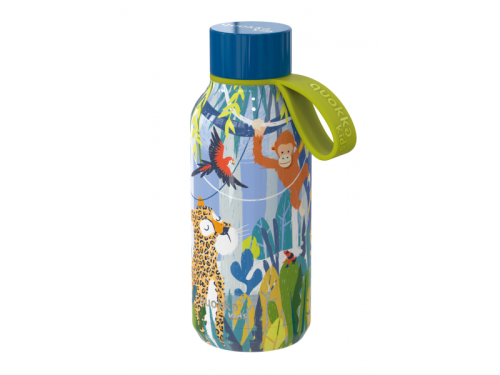 Nerezová termoláhev Solid Kids s poutkem 330 ml Qukka