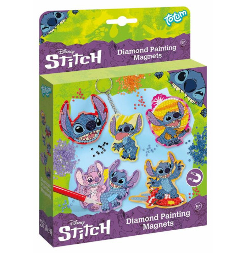 Stitch diamantové malování Magnety Totum