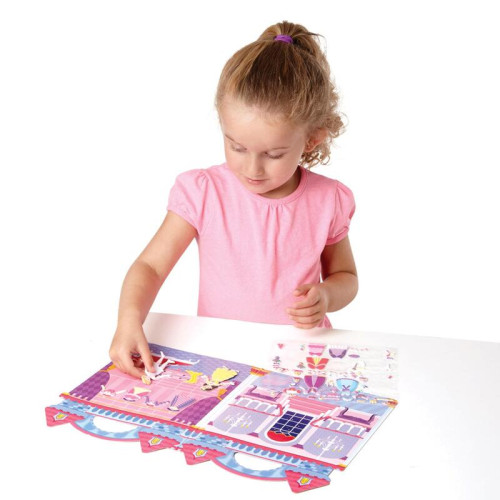 Adhezní sešit se samolepkami Princezny Melissa & Doug
