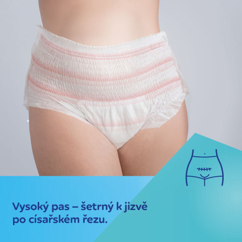 Jednorázové poporodní kalhotky s vložkou 2 v 1, 5 ks Canpol babies