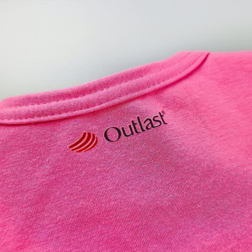 Tričko tenké DR UV 50+ Outlast® - tm.růžová
