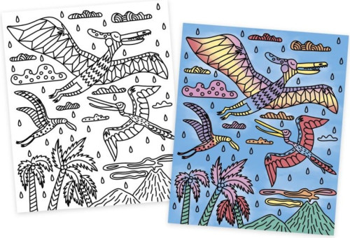 Sada maxi Malování Dinosaurus Janod Atelier