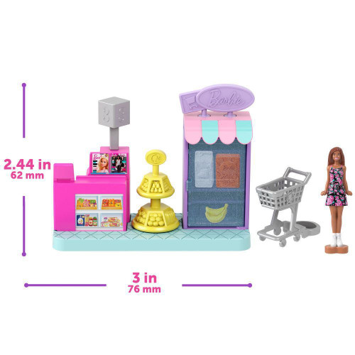 Mini Barbieland herní set - supermarket