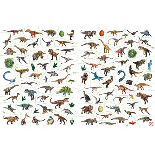 Omalovánky a 100 tetování Dinosauři