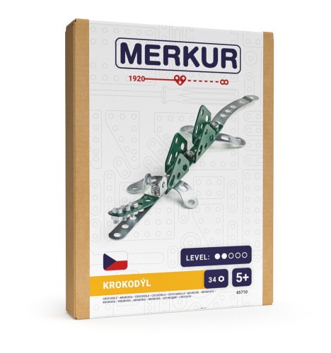 Stavebnice MERKUR Krokodýl mini 34 ks